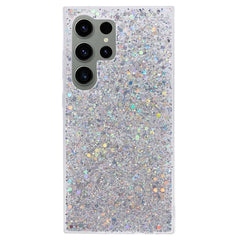 Samsung Galaxy S24 Ultra Glitter Cover - Sølv