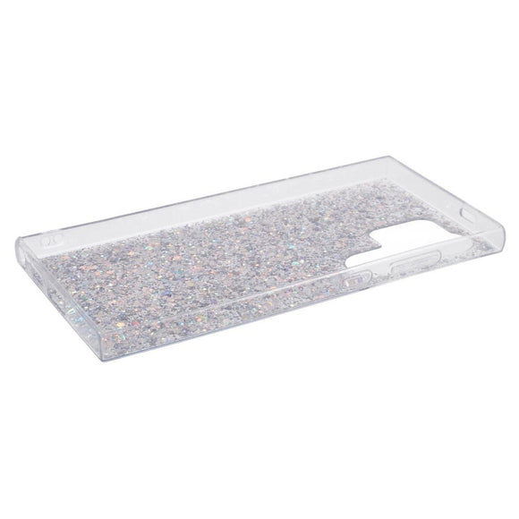 Samsung Galaxy S24 Ultra Glitter Cover - Sølv