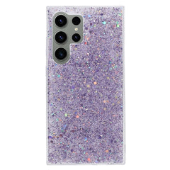 Samsung Galaxy S24 Ultra Glitter Cover - Lilla
