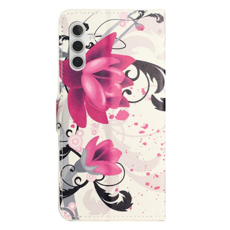 Samsung Galaxy A55 (5G) Læder Cover m. Pung & Ståfunktion - Lotus