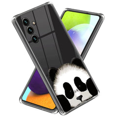 Samsung Galaxy A55 (5G) Fleksibel Plastik Cover - Gennemsigtig / Panda