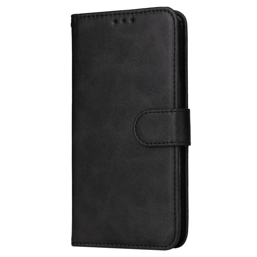 Samsung Galaxy A35 (5G) Kunstlæder Cover m. Pung og Strop - Sort