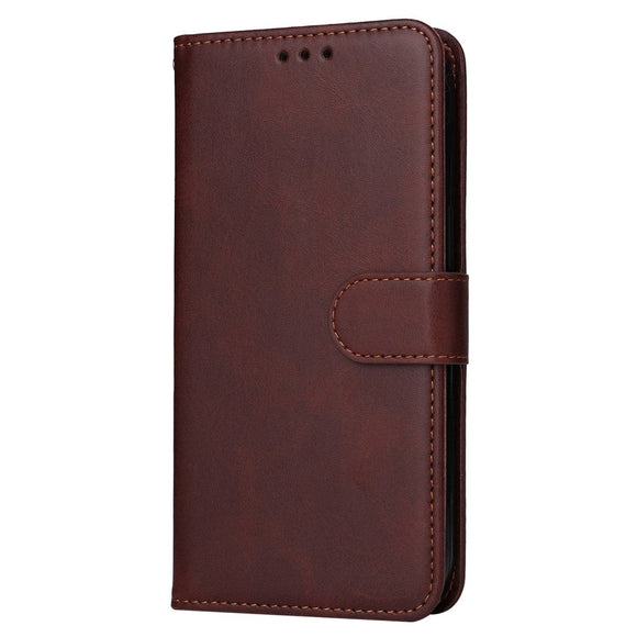 Samsung Galaxy A35 (5G) Kunstlæder Cover m. Pung og Strop - Brun