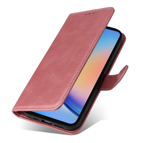 Samsung Galaxy A35 (5G) Kunstlæder Cover m. Pung og Strop - Pink