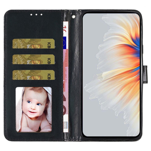 EIDERWOOD Motorola Moto G84 Læder Cover m. Pung & Strop - Glimmer - Sort