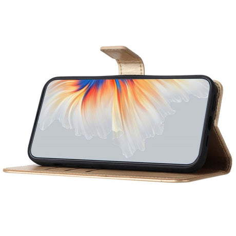 EIDERWOOD Motorola Moto G84 Læder Cover m. Pung & Strop - Glimmer - Guld