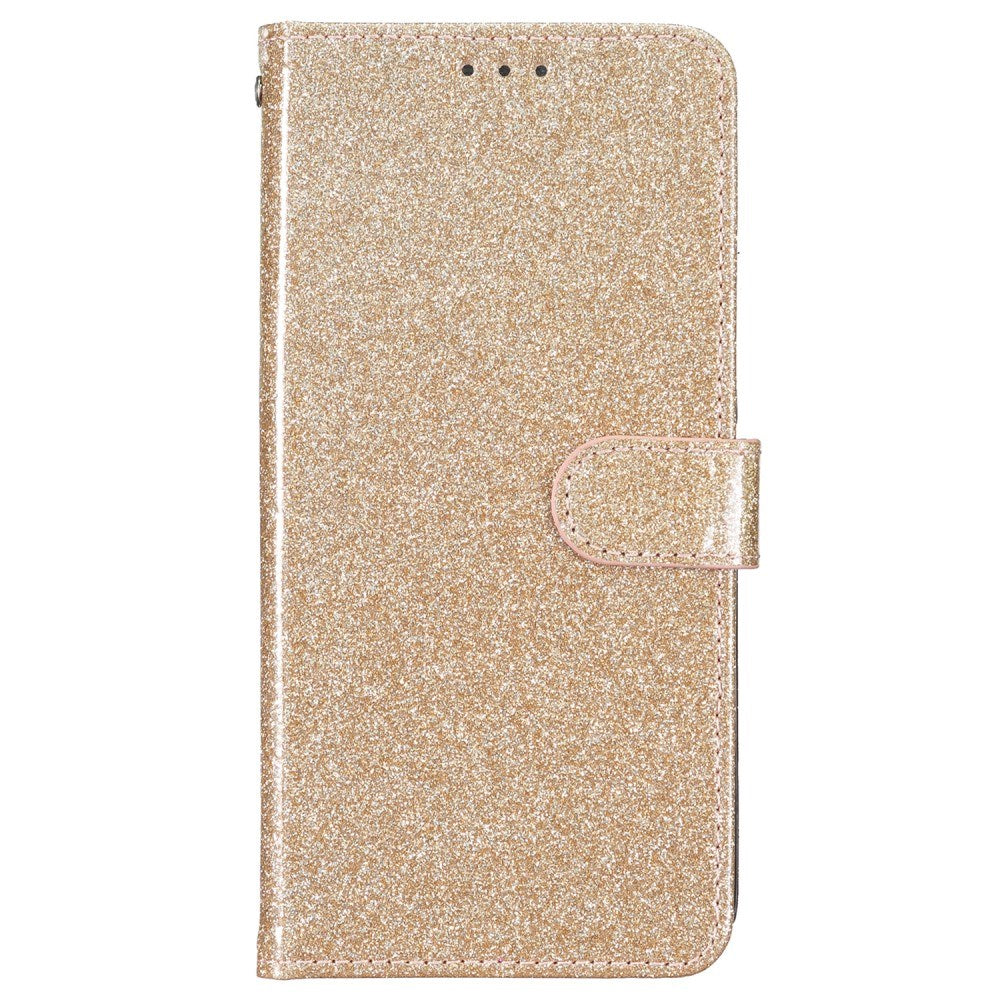 EIDERWOOD Motorola Moto G84 Læder Cover m. Pung & Strop - Glimmer - Guld