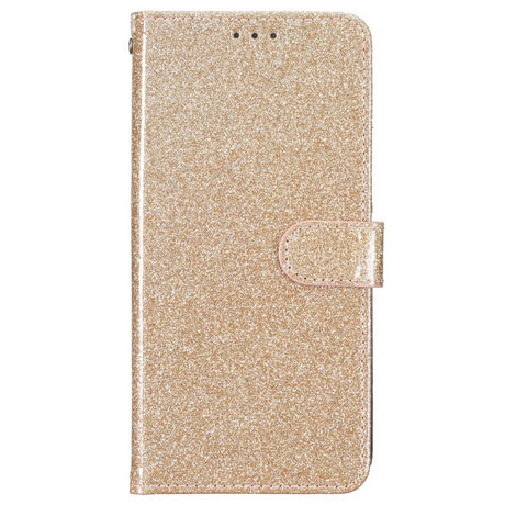 EIDERWOOD Motorola Moto G84 Læder Cover m. Pung & Strop - Glimmer - Guld