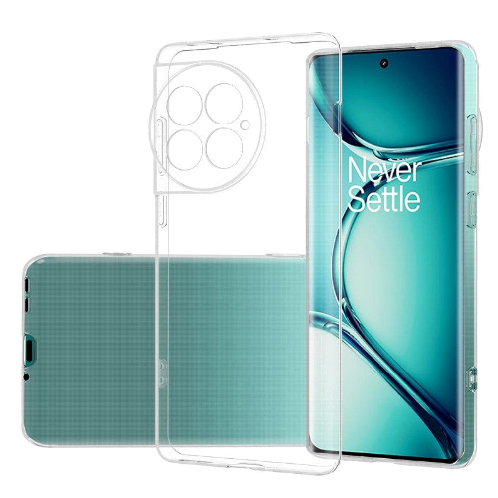 OnePlus 12 Fleksibelt Plastik Cover - Gennemsigtig