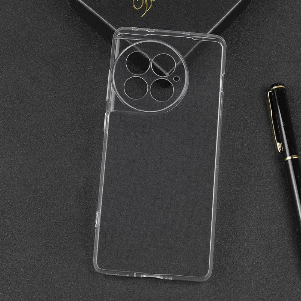 OnePlus 12 Fleksibelt Plastik Cover - Gennemsigtig