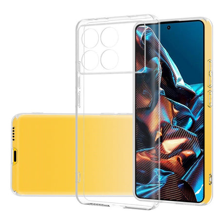 EIDERWOOD Xiaomi Poco X6 Pro Fleksibelt Plastik Bagside Cover - Gennemsigtig