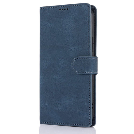 Samsung Galaxy A55 (5G) Læder Cover m. Pung og Strop - Blå