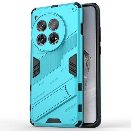 OnePlus 12 Hybrid Håndværker Cover m. Kickstand - Turkis