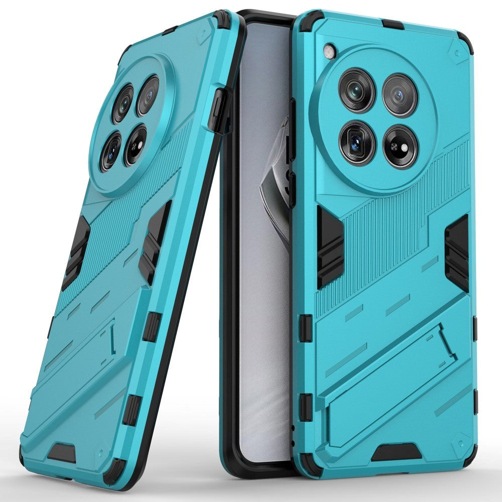 OnePlus 12 Hybrid Håndværker Cover m. Kickstand - Turkis