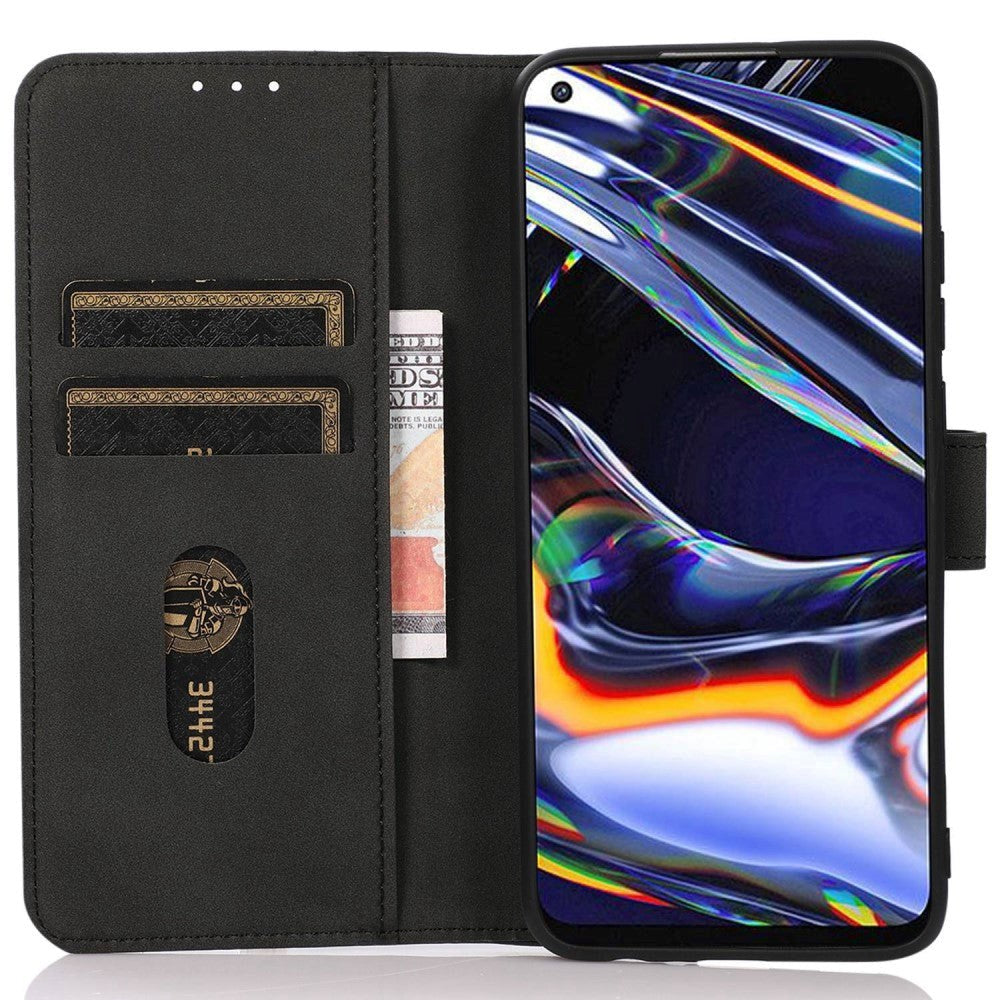 OnePlus 12 KHAZNEH Retro Læder Cover m. Pung - Sort