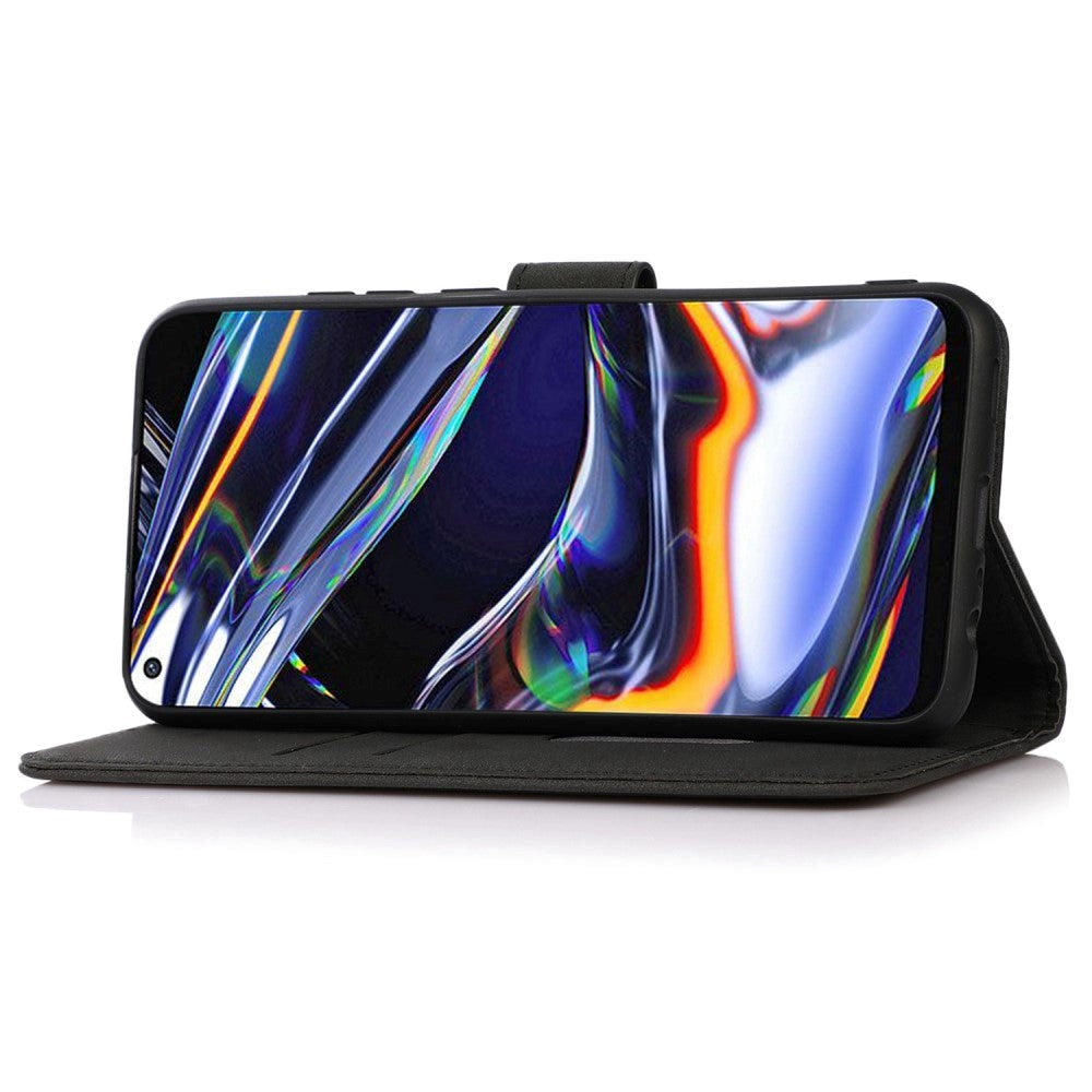 OnePlus 12 KHAZNEH Retro Læder Cover m. Pung - Sort