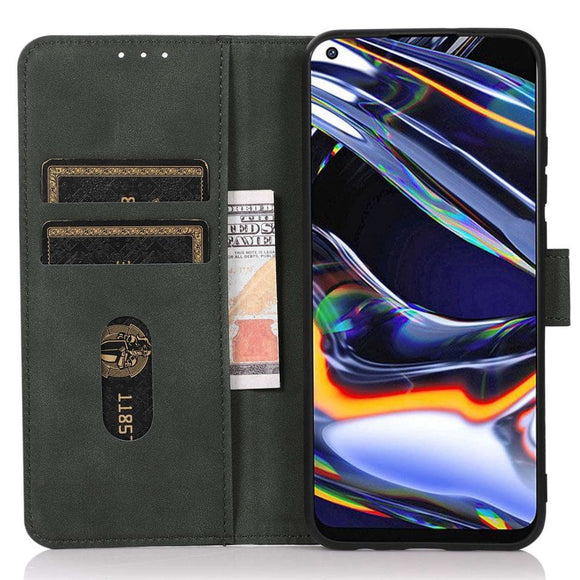 OnePlus 12 KHAZNEH Retro Læder Cover m. Pung - Grøn