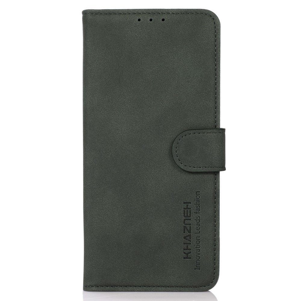 OnePlus 12 KHAZNEH Retro Læder Cover m. Pung - Grøn