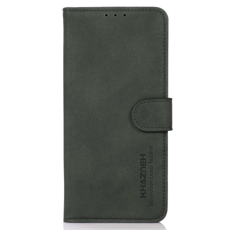 OnePlus 12 KHAZNEH Retro Læder Cover m. Pung - Grøn