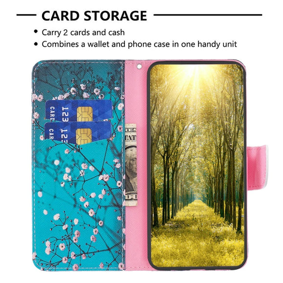 OnePlus 12 Læder Cover m. Pung - Blomstring