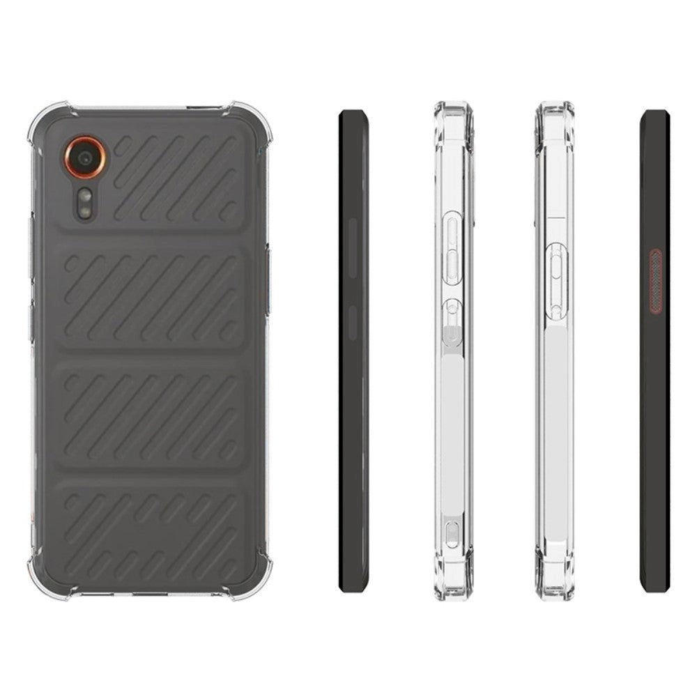 Samsung Galaxy Xcover 7 Fleksibel Plastik Cover - Gennemsigtig