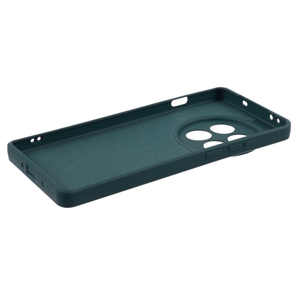 OnePlus 12 Fleksibelt Plastik Cover - Mørkegrøn