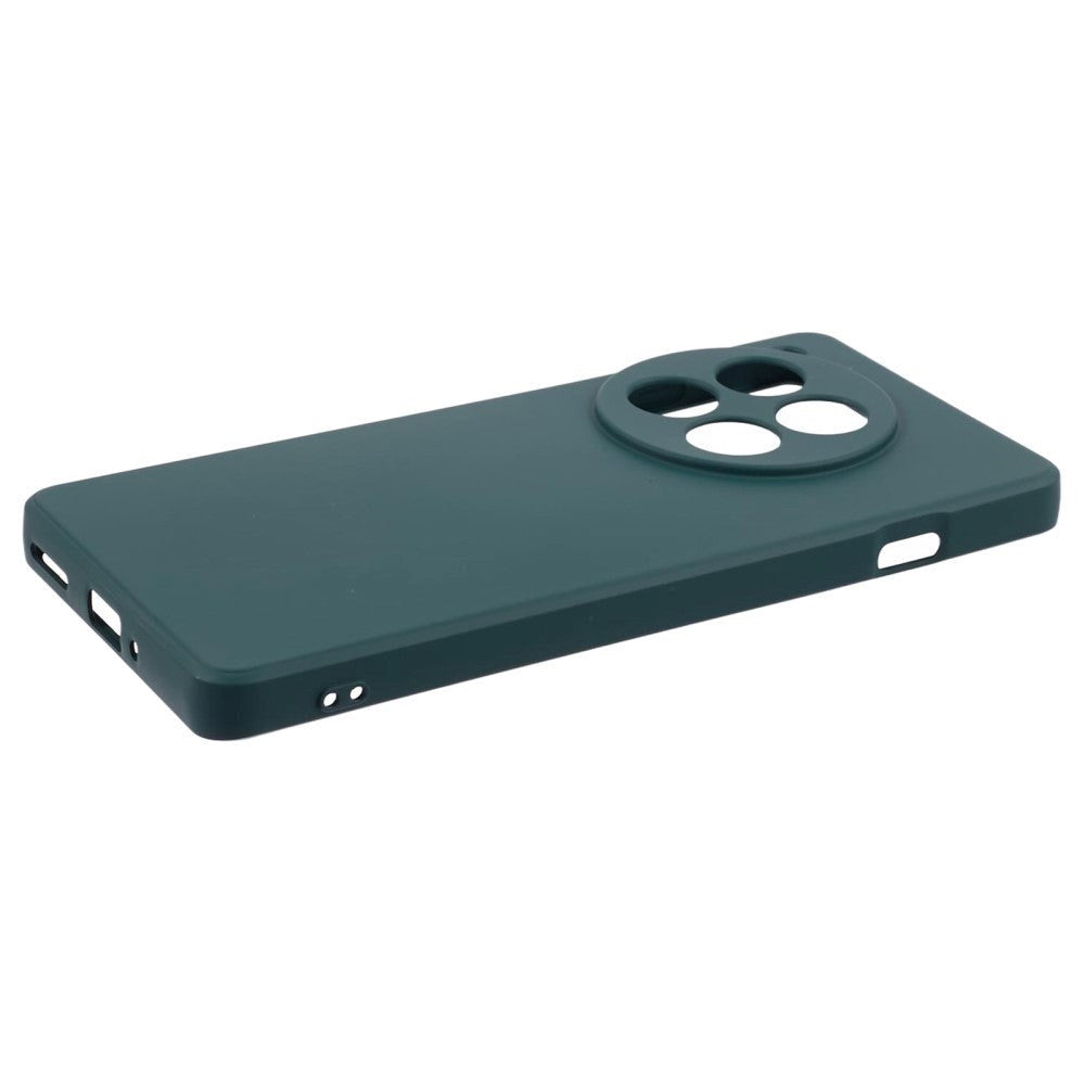 OnePlus 12 Fleksibelt Plastik Cover - Mørkegrøn