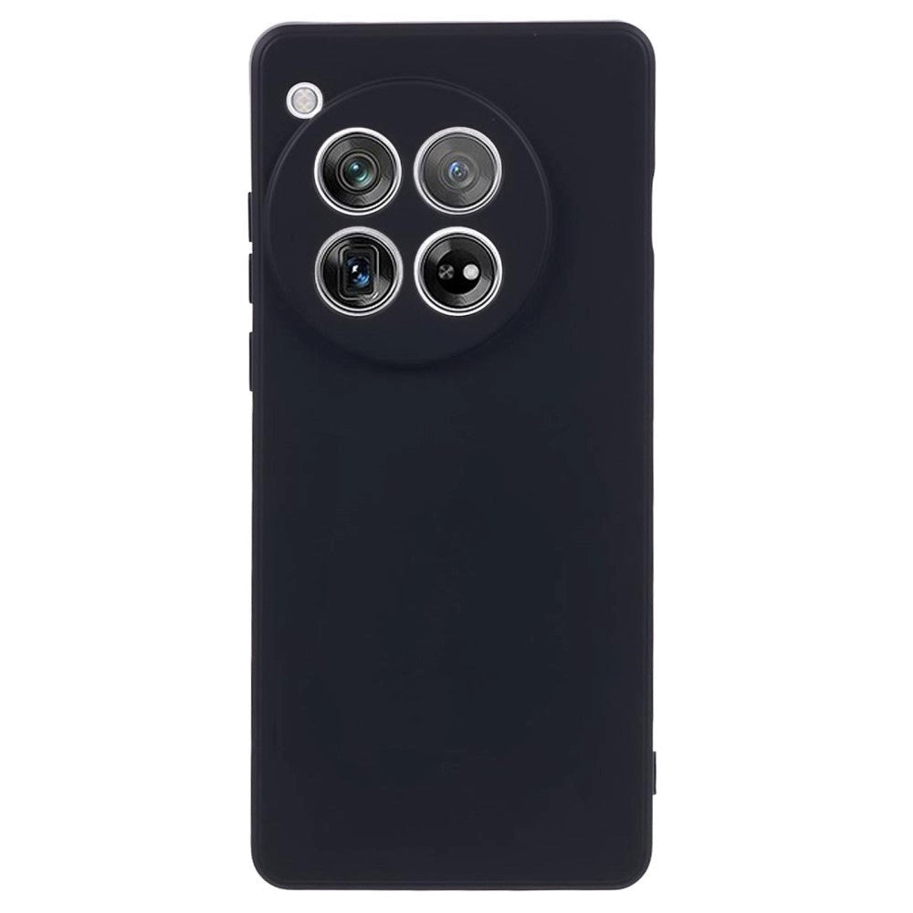 OnePlus 12 Fleksibelt Plastik Cover - Sort