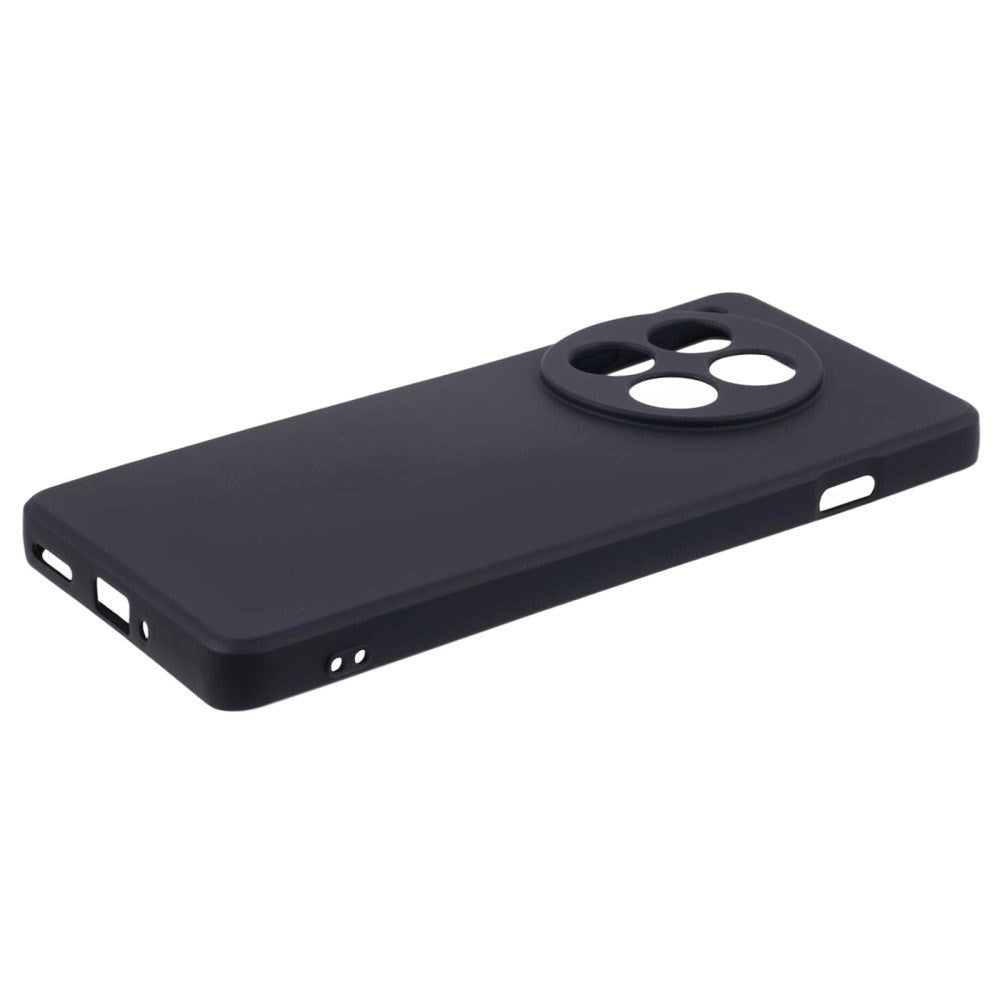 OnePlus 12 Fleksibelt Plastik Cover - Sort