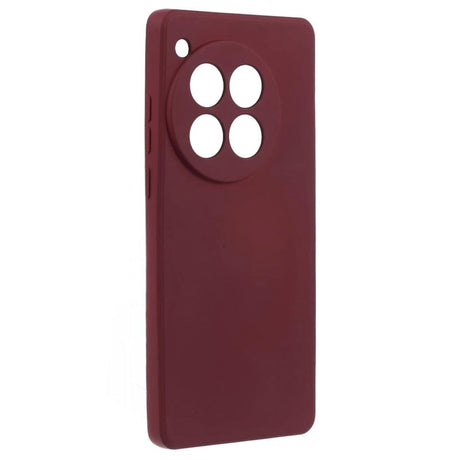 OnePlus 12 Fleksibelt Plastik Cover - Vinrød