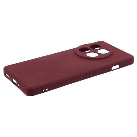 OnePlus 12 Fleksibelt Plastik Cover - Vinrød