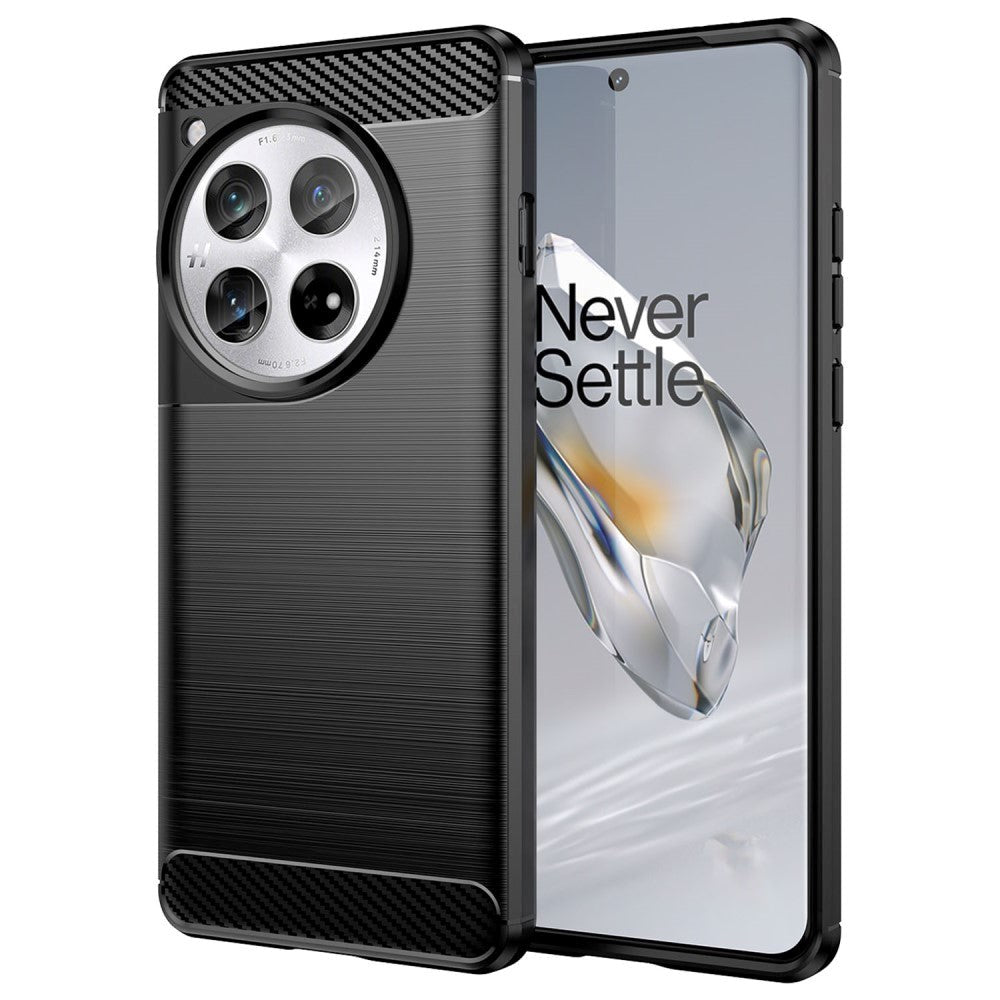 OnePlus 12 Brushed Carbon Cover - Sort