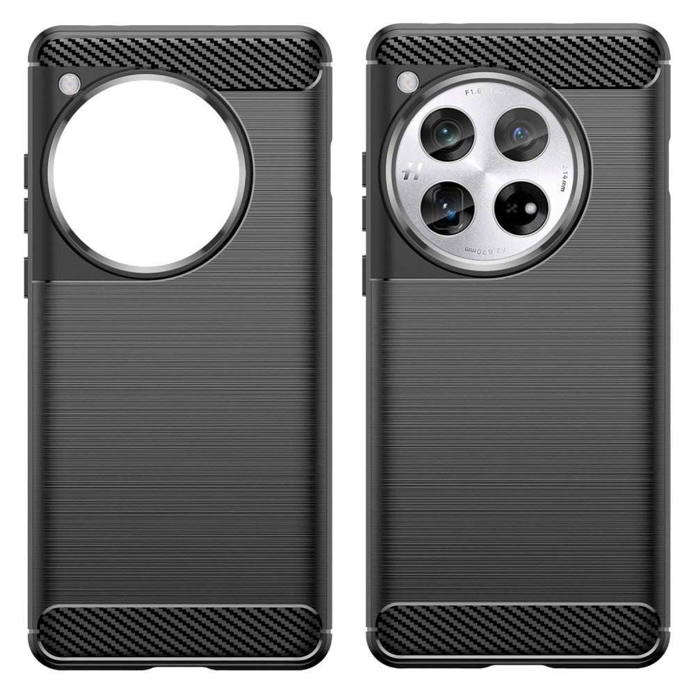 OnePlus 12 Brushed Carbon Cover - Sort