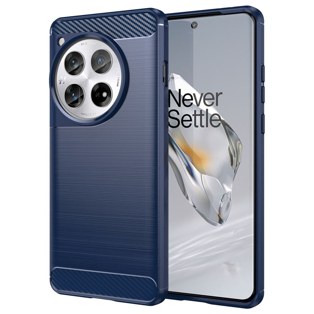 OnePlus 12 Brushed Carbon Cover - Blå