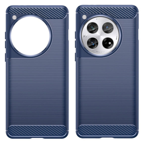 OnePlus 12 Brushed Carbon Cover - Blå