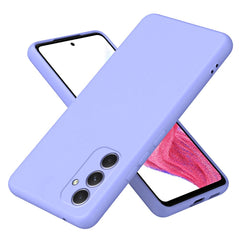 Samsung Galaxy A55 (5G) Mat Fleksibelt Plastik Cover - Lilla