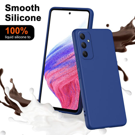 Samsung Galaxy A35 (5G) Mat Fleksibelt Plastik Cover - Blå