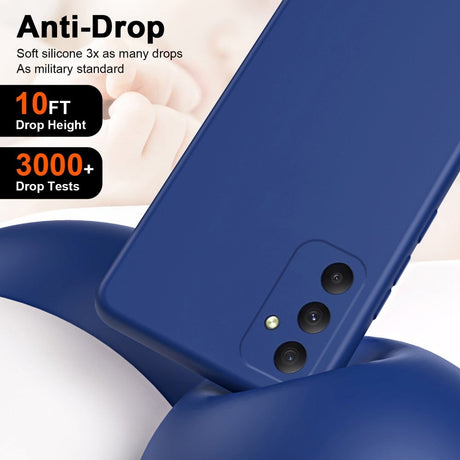 Samsung Galaxy A35 (5G) Mat Fleksibelt Plastik Cover - Blå