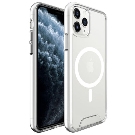 EIDERWOOD iPhone 11 Pro Max Hybrid Plastik Cover - MagSafe Kompatibel - Gennemsigtig / Hvid