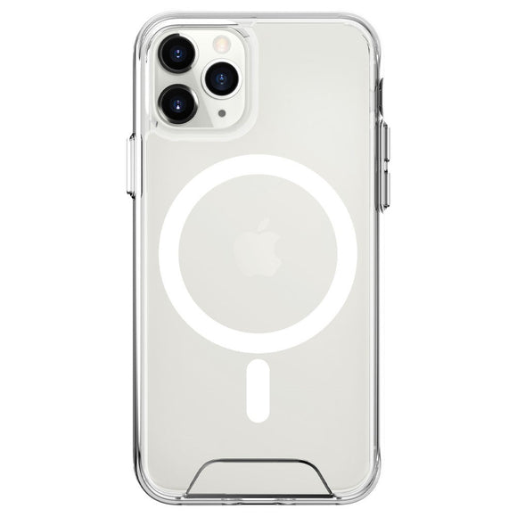 EIDERWOOD iPhone 11 Pro Max Hybrid Plastik Cover - MagSafe Kompatibel - Gennemsigtig / Hvid