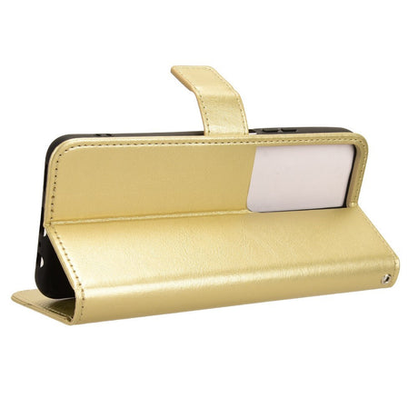 EIDERWOOD Honor X7b / 90 Smart Kunstlæder Flip Cover m. Strop - Guld