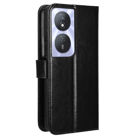 EIDERWOOD Honor X7b / 90 Smart Kunstlæder Flip Cover m. Strop - Sort