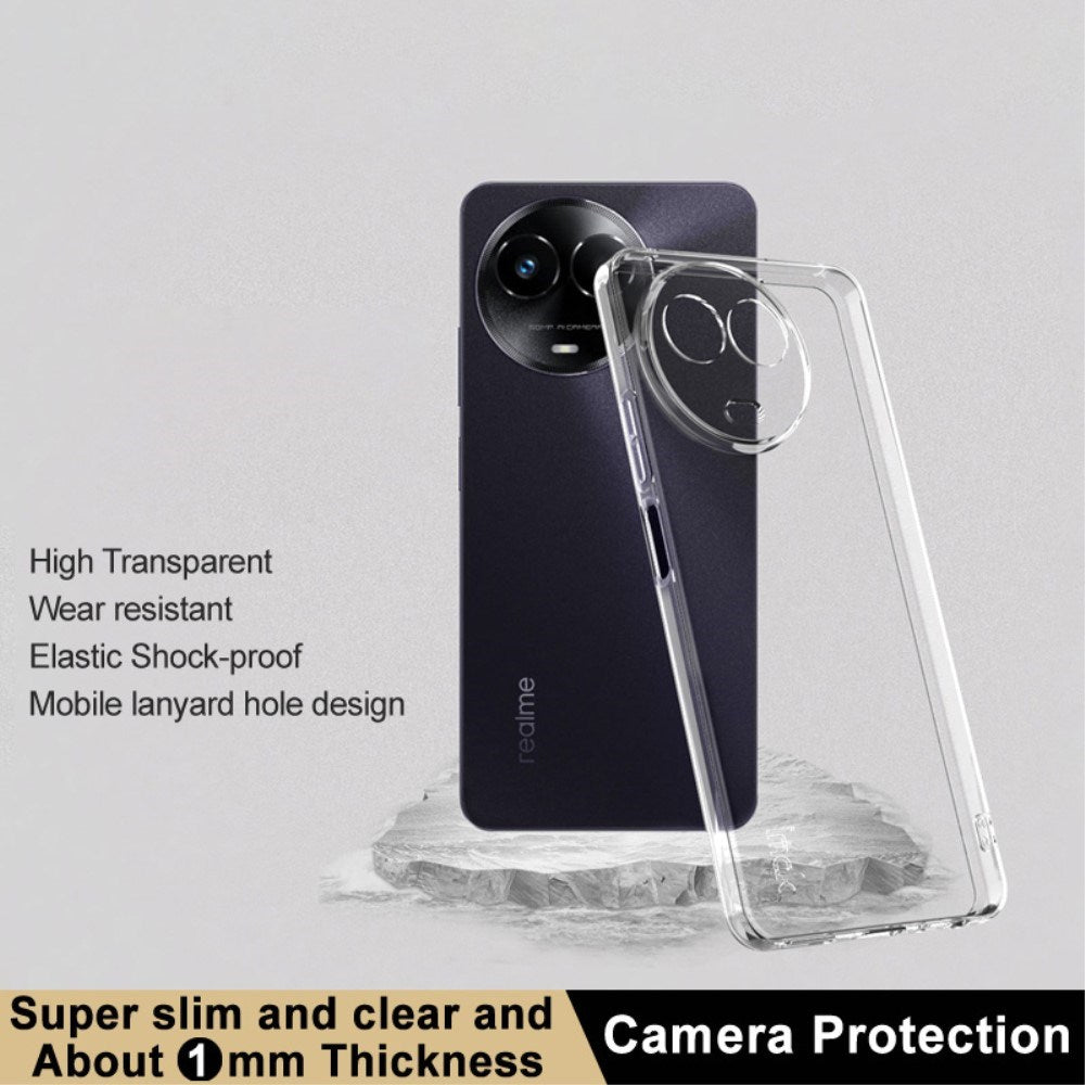 EIDERWOOD Realme 11 (5G) IMAK UX-5 Series Fleksibelt Plastik Cover - Gennemsigtig