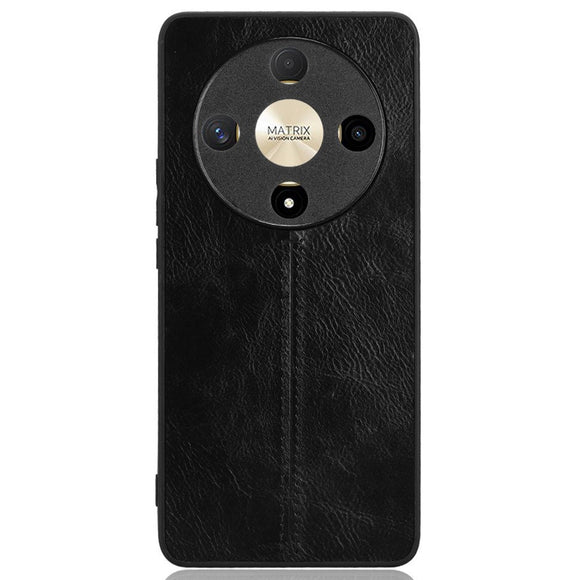 EIDERWOOD Honor Magic6 Lite (5G) Kunstlæder Bagside Cover - Sort
