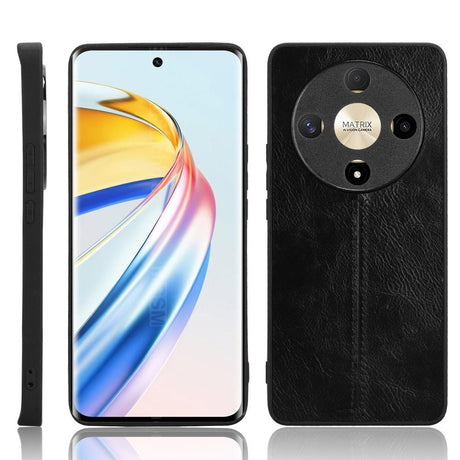 EIDERWOOD Honor Magic6 Lite (5G) Kunstlæder Bagside Cover - Sort
