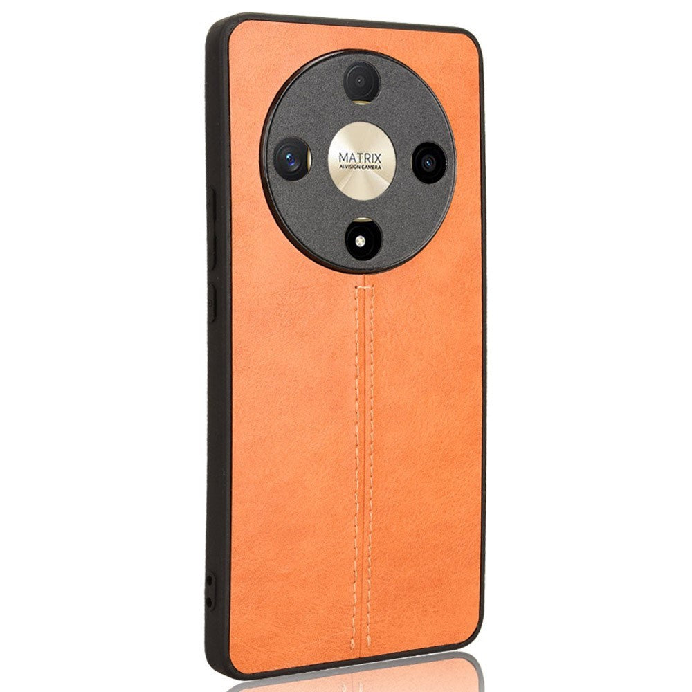 EIDERWOOD Honor Magic6 Lite (5G) Kunstlæder Bagside Cover - Orange