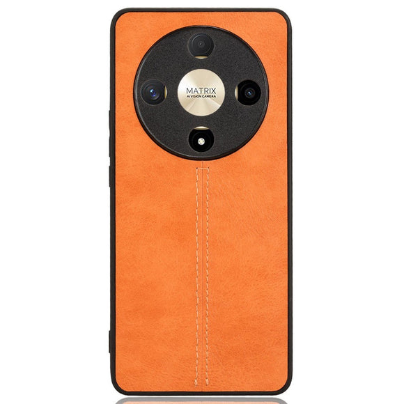 EIDERWOOD Honor Magic6 Lite (5G) Kunstlæder Bagside Cover - Orange