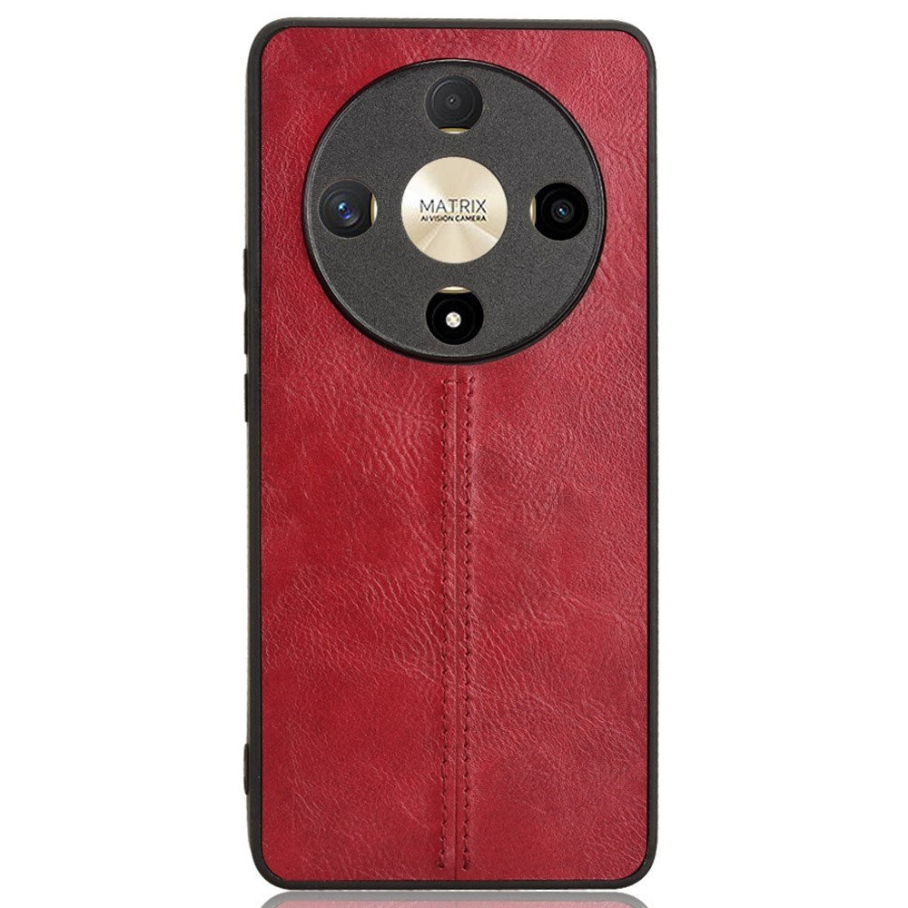 EIDERWOOD Honor Magic6 Lite (5G) Kunstlæder Bagside Cover - Rød