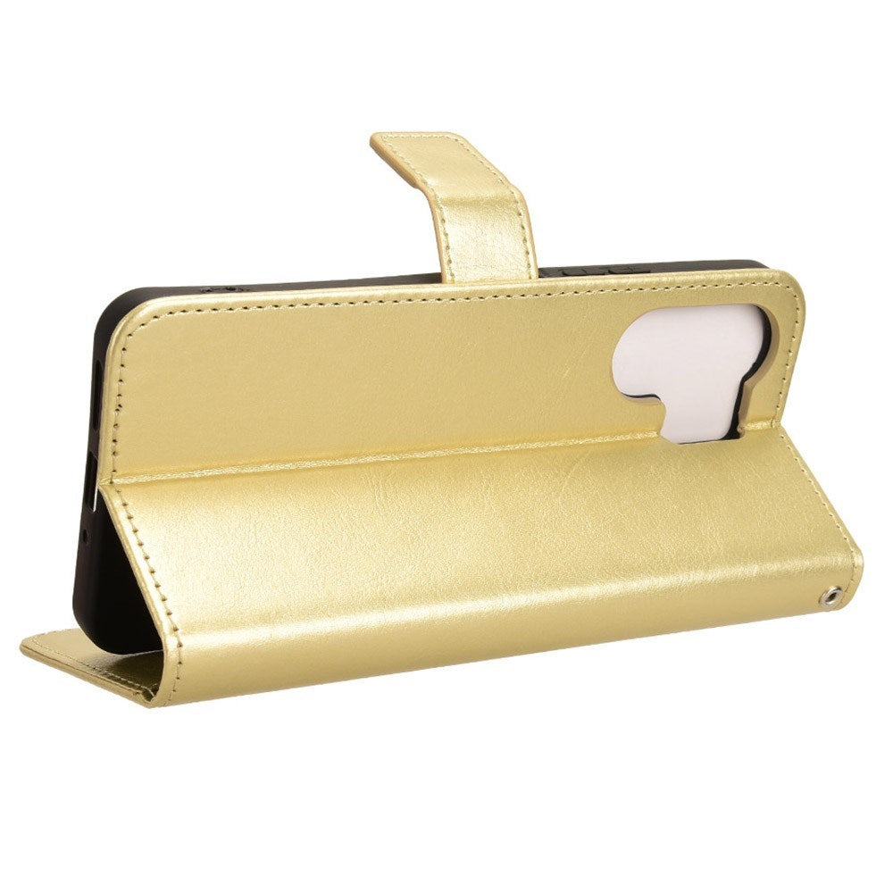 EIDERWOOD Xiaomi Redmi 13C (5G) Kunstlæder Flip Cover m. Strop - Guld