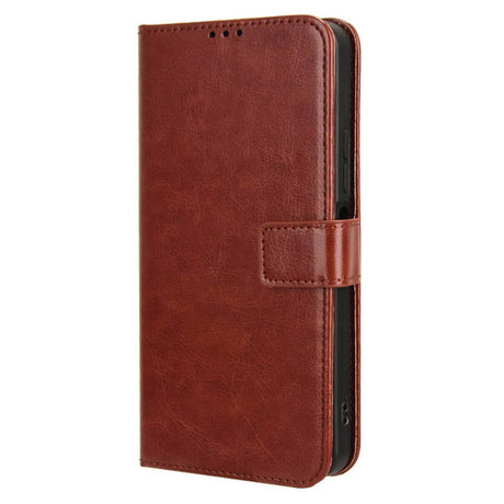 EIDERWOOD Xiaomi Redmi 13C (5G) Kunstlæder Flip Cover m. Strop - Brun